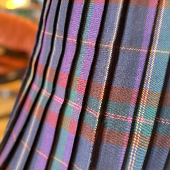 Ralph Lauren Vintage Wool Plaid Pleated Skirt S / 2–4 - Picture 2 of 4